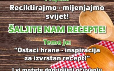 Izdati ćemo online kuharicu! Šaljite nam svoje recepte od ostataka hrane!