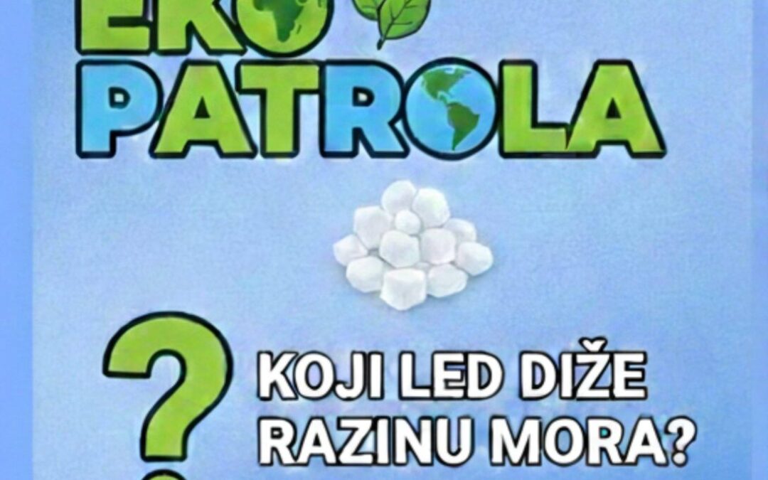 EKO PATROLA: Koji led diže razinu mora?